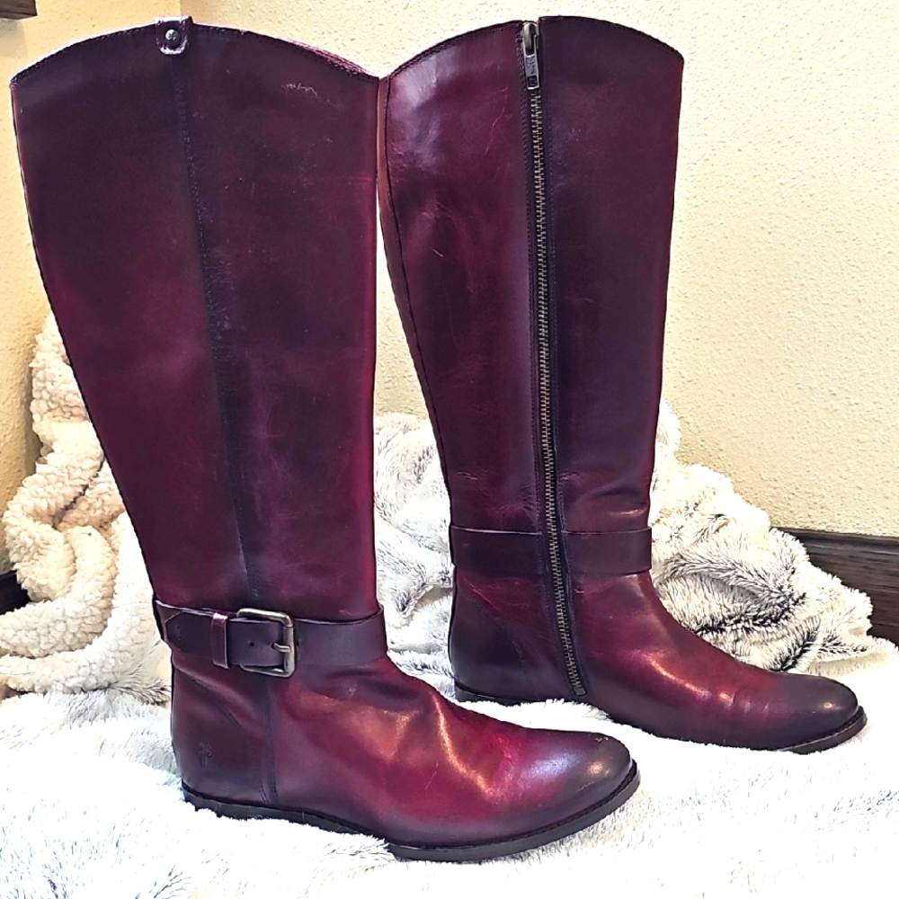 Frye Stone Engineer Boots